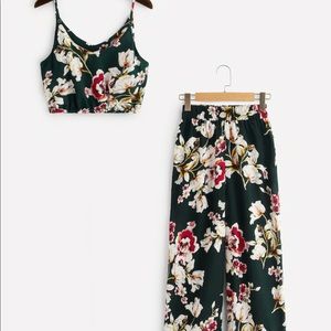 Floral print Camie top and pants